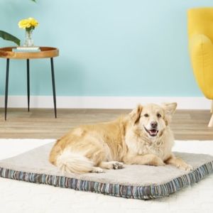 Orthopedic Dog Bed Petmate Antimicrobial Deluxe Pillow With Removable Cover NWT